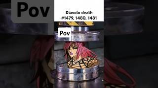 Diavolo death 1479 to 1481 pov 😭 jjba goldenwind diavolo jojosbizzareadventure memes [upl. by Yedsnil]