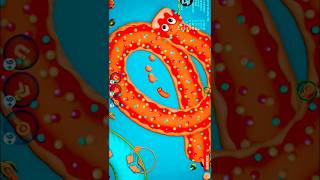 Wormszoneio🐍worms zone pro slither snake 46🐍shorts ytshorts worms snake viralshorts [upl. by Eeramit964]