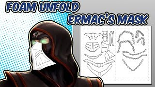 How to unfold in Pepakura  Ermac Mask [upl. by Shaum547]