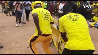 Citizens Coalition for Change Supporters at Zimbabwe Grounds [upl. by Nertie492]