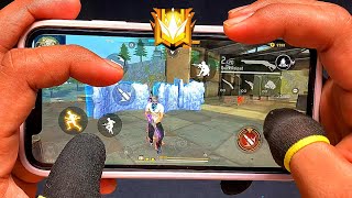 4 Finger Hud Setting ⚙️😱😨 freefire [upl. by Ainerol389]