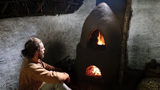 Building a Medieval Clay Oven in the AngloSaxon House  Part I  RomanoBritish Updraft Furnace [upl. by Lindsay]