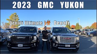 2023 GMC Yukon Denali vs Denali Ultimate [upl. by Auhsuoj]