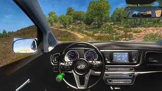 Kia Carnival  Ndesovania Mod Map  ETS2  Car Mod  Gameplay [upl. by Ibmab]