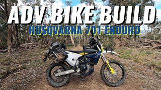 Husqvarna 701 Enduro Adventure Bike Build [upl. by Einama985]