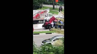 Car Accident at Pasir Ris 25 June 2020 [upl. by Novihs]