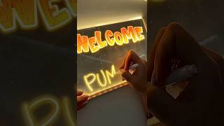 Making an LED sign for Linus It’s The Great Pumpkin Charlie Brown lettering halloween [upl. by Ayhdnas636]