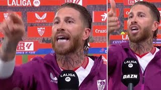 🔥😡Sergio Ramos Stops Postmatch Interview To Argue With A FanThings Get Ugly And Total Chaos Occurs [upl. by Scotty]