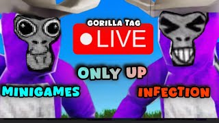 Gorilla Tag Live Minigamesinfection [upl. by Edda]