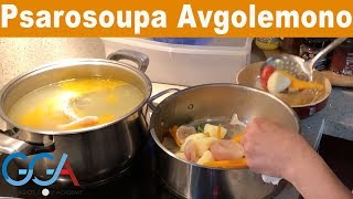 Griechische Fischsuppe  Psarosoupa Avgolemono [upl. by Etnoel329]