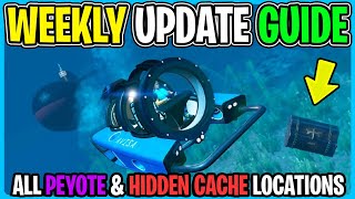 GTA Online Weekly Update GUIDE ALL Peyote Plant amp Hidden Cache Locations [upl. by Dur307]