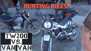 Yamaha TW200 or Suzuki Van Van200 for Hunting [upl. by Nitza]