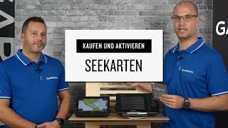 Garmin Seekarten Kartenmaterial wählen Karten auf Kartenplotter übertragen aktivieren und mehr [upl. by Atinaujnas]