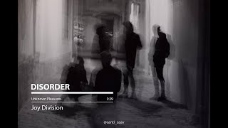 Disorder Joy Division  Lyrics [upl. by Brieta]