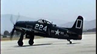 F8F Bearcat Aerobatics The Horsemen [upl. by Arahsat]