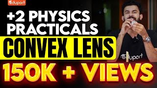 Plus Two Physics Practicals  Convex Lens  Eduport Plus Two [upl. by Arras]