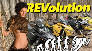 Evolution of SkiDoo Snowmobile Generations through the REV Years  Buyers Guide [upl. by Aihsrop]