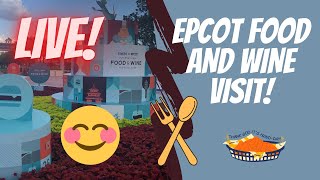 🔴LIVE Epcot Food and Wine Festival  Disney World Livestream  952024 [upl. by Yekcir]