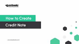 How to Create a Credit Note [upl. by Deelaw]