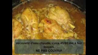 TAGINE ZITOUN ALGERIEN  POULET AUX OLIVES [upl. by Aiek799]