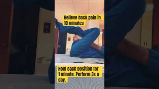 Relieve back pain backpain backstretching [upl. by Aigil]