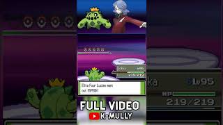 Is It Possible To Beat Pokemon Platinum with ONLY Cacnea vs Lucien shorts [upl. by Ramraj618]