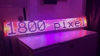 Big DIY K1000C WS2812b led strip screen [upl. by Kristie]