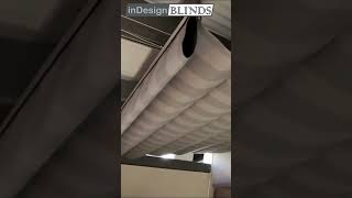 Pleated Patio Shading system  InDesign Blinds Australia [upl. by Ahsikyw]