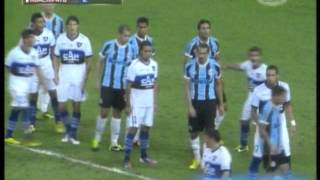 Gremio 1 Huachipato 2 Fox Sports Copa Libertadores 2013 Los goles 1422013 [upl. by Ateikan455]