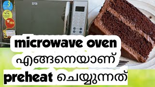 How to Preheat IFB Microwave Oven in Malayalam  IFB Microwave Oven Review EP199 [upl. by Audly]