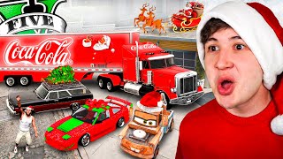 ROBANDO TODOS los COCHES de SANTA CLAUS en GTA 5 🎅🚘 Mods [upl. by Norton]