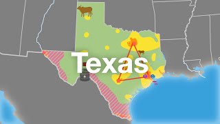 Texas  Geografie Klima Bevölkerung amp Wirtschaft [upl. by Eledoya]