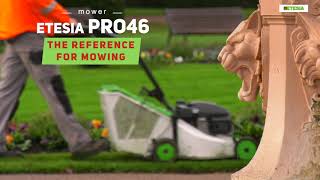 ETESIA  Professional lawnmower PRO 46 PHTS3 [upl. by Flanna]