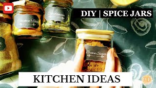 Kitchen Tips  How to Prepare SPICE JARS at Home  Merry kinder [upl. by Atineg694]