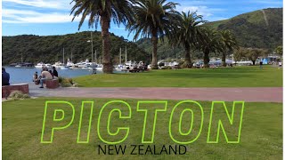 Picton New Zealand  Walking Tour [upl. by Ayres613]