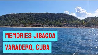 Memories Jibacoa Varadero Cuba Beach view from pedal boat [upl. by Marek]