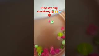 New key ring 🙌🍓🥀tutorial bracelet key love youtubeshorts news new [upl. by Nonnag950]