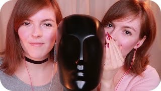 ASMR Twin Trigger Words  SkSkSk  Dummy Head [upl. by Kroo316]