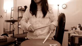 Solo No83 （Charley Wilcoxon  AllAmerican Drummer 150 Rudimental Solos） [upl. by Trefler]