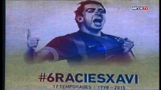 Camp Nou says goodbye to Xavi [upl. by Wilfred521]