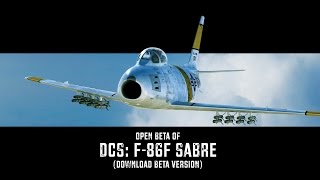 Lets Test DCS F86F  Open Beta Testflug [upl. by Luapnaes]