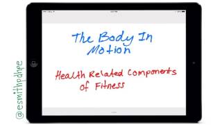 The Body In Motion  Health Related Components of Fitness [upl. by Aloysius184]