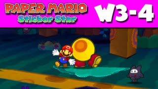 Paper Mario Sticker Star  Gameplay Walkthrough World 34  Strike Lake Nintendo 3DS [upl. by Gatian]