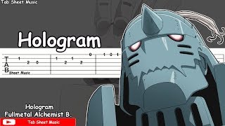 Fullmetal Alchemist B OP 2  Hologram Guitar Tutorial [upl. by Gretal]