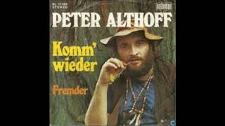 Peter Althoff Fremder Single 1974 [upl. by Eustache]