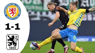 Eintracht Braunschweig 11 Preußen Münster Highlights  Bundesliga 20242025 [upl. by Rozanna580]