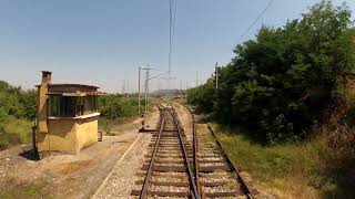 Bulgarian railways cab ride Struma railway Blagoevgrad  Radomir [upl. by Zelten]