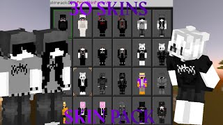 30 skins Minecraft Bedrock Cosmetic Skin Pack With Capes Works On The Hive [upl. by Yael]