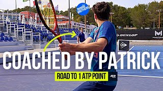 Mouratoglou Fixes My Backhand  Road To 1 ATP Point [upl. by Patnode]