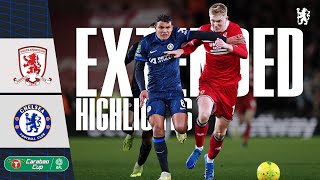 Middlesbrough 10 Chelsea  EXTENDED Highlights  Carabao Cup SemiFinal 1st Leg 2324 [upl. by Cazzie]